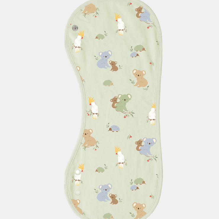 Toshi - Baby Burp Cloth Arcadia - Gumnut Babies Eucalypt