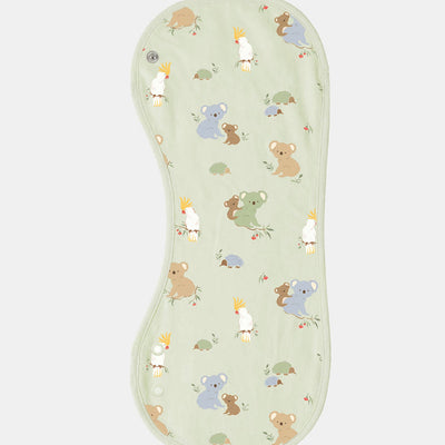 Toshi - Baby Burp Cloth Arcadia - Gumnut Babies Eucalypt