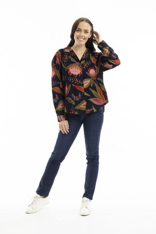 Orientique - Reckless Buttonup Top - Contemporary