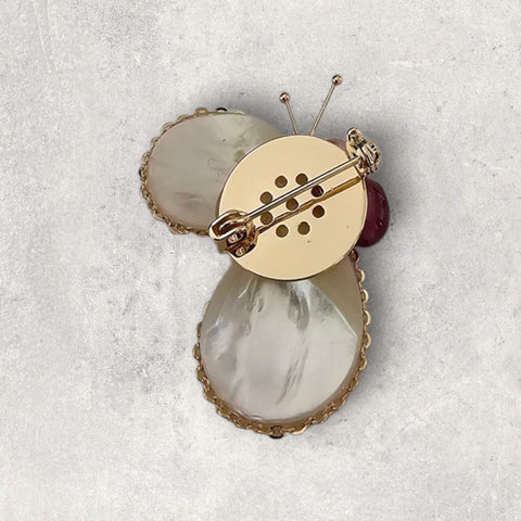 MCLuxe-Celeste Bloom- Butterfly Brooch - X00250