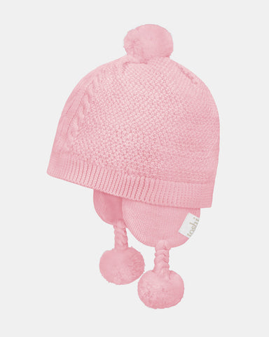 Toshi - Organic Earmuff Yummy Beanie - Misty Rose