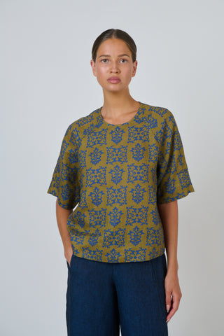 Naturals by O&J - Linen Top - Motif
