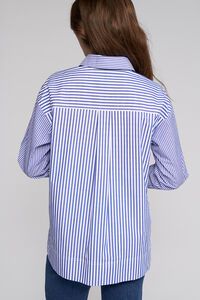 Vassalli - Chart Shirt with Side Tape - Blue Stripe