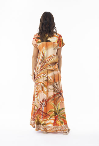 Escape by OQ -  Martina Top - Tropical  Print