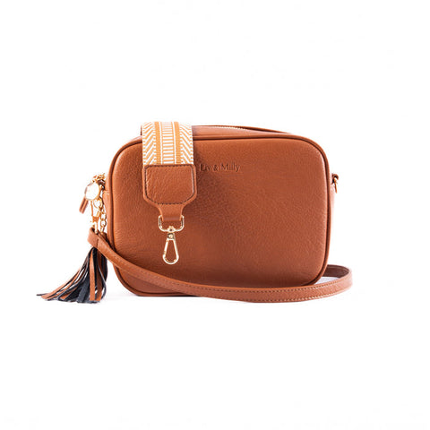 Liv & Milly - Sally Crossbody Bag - Tan