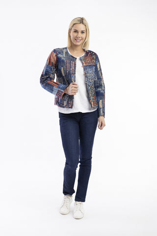 Orientique - Quilted Reversible Jacket - California Dreaming