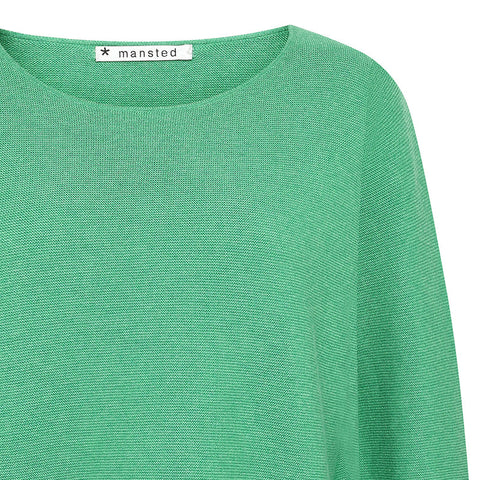 Mansted - Moriko Organic Cotton Blend Crew – Green
