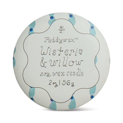 Paddywax - Tulip 2oz Printed Tin - Wisteria & Willow