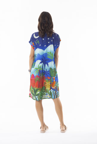 Escape by OQ - Arabian Nights Dress With Short Sleeve