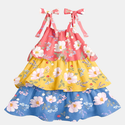 Toshi - Baby Tiered Dress Arcadia - Camille