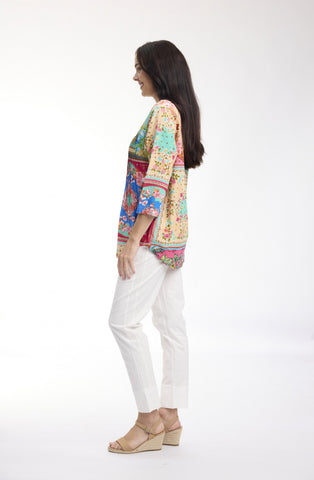 Orientique - Foulard Top Pleated Top Pleated - Fleur