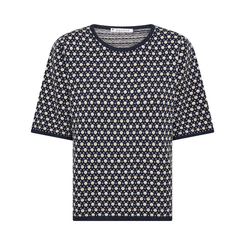 Mansted - Pomme Organic Cotton Blend T-Shirt – Navy