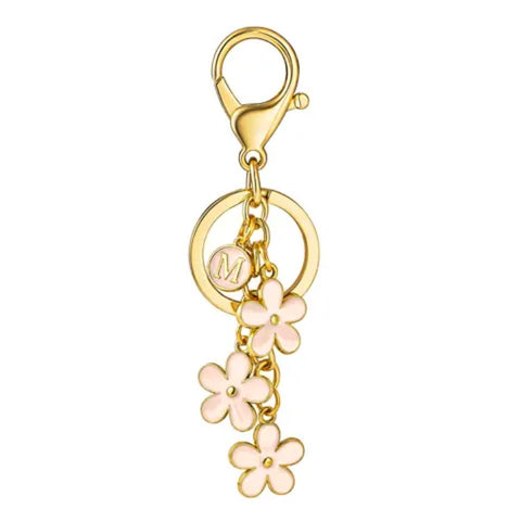 Melange Chic - Floral Personalised Keyring