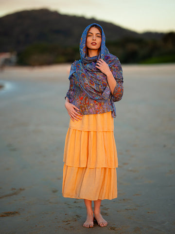 Koh - Aboriginal Morning Mist Rectangle Scarf