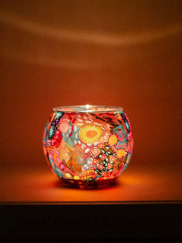 Koh - Aboriginal Womens dreaming Tealight Candle Holder
