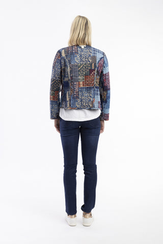 Orientique - Quilted Reversible Jacket - California Dreaming
