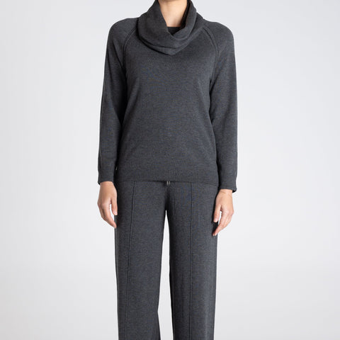 Two T's - Jersey Knit Pant - Steel