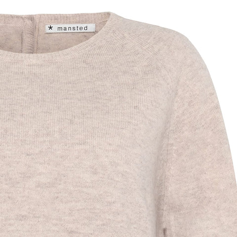 Mansted - Hattie Yak Blend Crewneck Jumper - Rose
