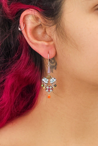 Ayala Bar - C2360 Spring Awakening Set, Drop Earrings - Floret