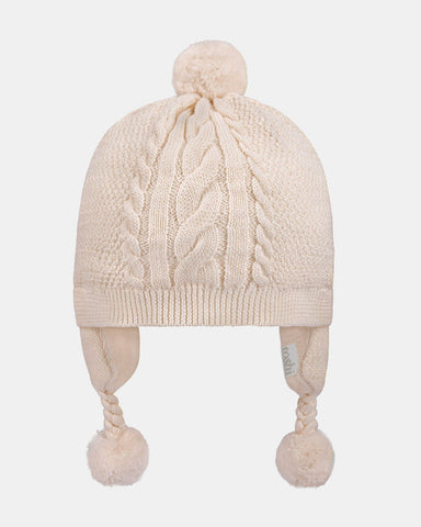 Toshi - Organic Earmuff Yummy Beanie - Oatmeal