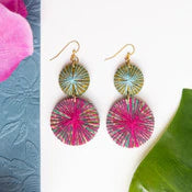 WorldFinds - Kantha Threadburst Earrings