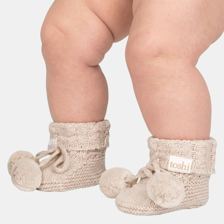 Toshi - Organic Yummy Booties - Oatmeal