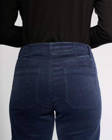 Vassalli - Daily Cord Straight Leg Ankle Grazer  - Slate