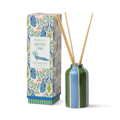 Paddywax - Dopo 4floz Handpainted Diffuser w/ Printed Box - Misted Lime