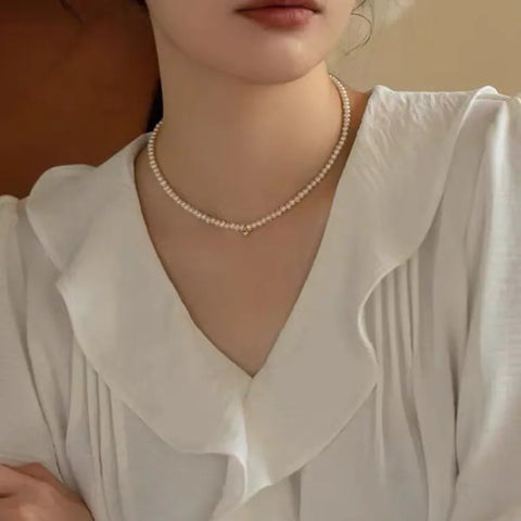 MCLuxe - Celeste Shell Pearl Necklace
