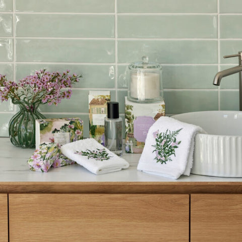 Pilbeam - Country Garden Face Washer Set of 3 (2plain)