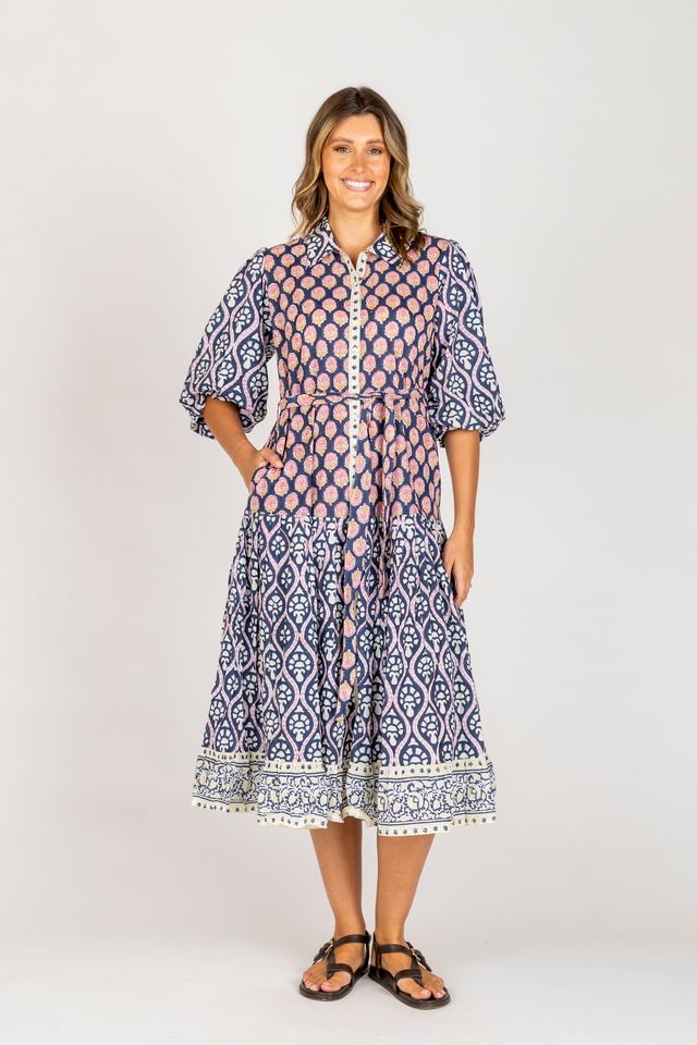 Maglia - Mandy Maxi Collar Dress - Print