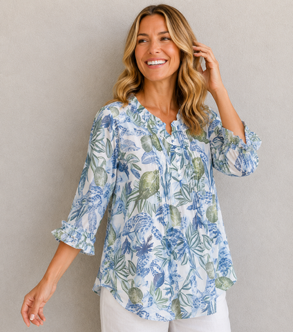 Renoma - Haven Blue Drift Shirt