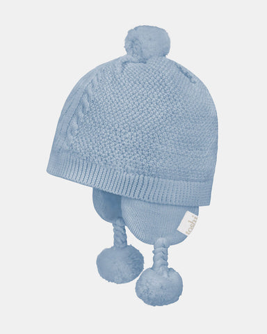 Toshi - Organic Earmuff Yummy Beanie - Bluebell