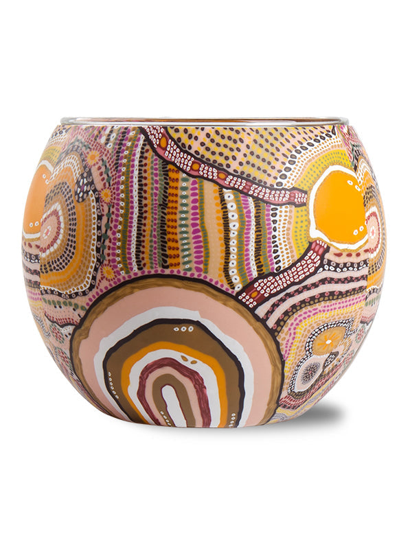 Koh - Aboriginal Journeys in the Sun Tealight Candle Holder