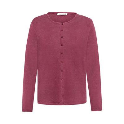 Mansted - Pivot Linen/Hemp  Cardi - Berry