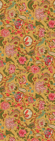 United - Wool/Silk Print Scarf - Saffron Garden*