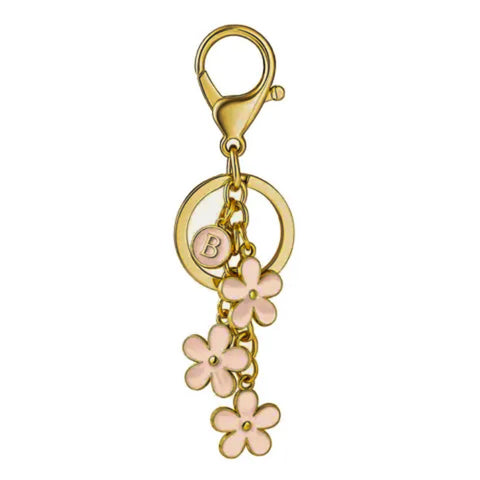 Melange Chic - Floral Personalised Keyring