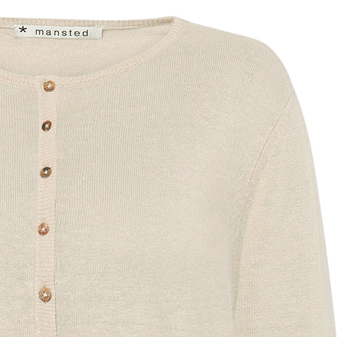 Mansted - Pivot Linen/Hemp  Cardi - Oat