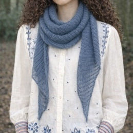 Cienna - Triangle Scarves Mohair Blend-Assorted