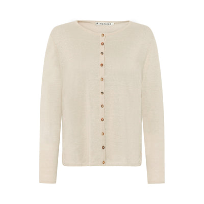Mansted - Pivot Linen/Hemp  Cardi - Oat