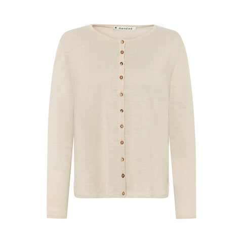 Mansted - Pivot Linen/Hemp  Cardi - Oat