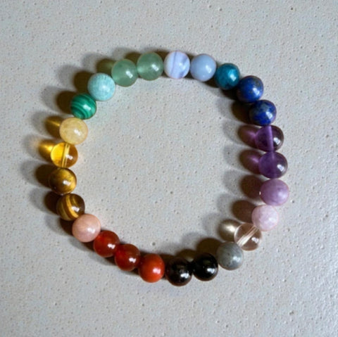 MCLuxe-Healing Handmade Beaded Bracelet - 7 Chakra