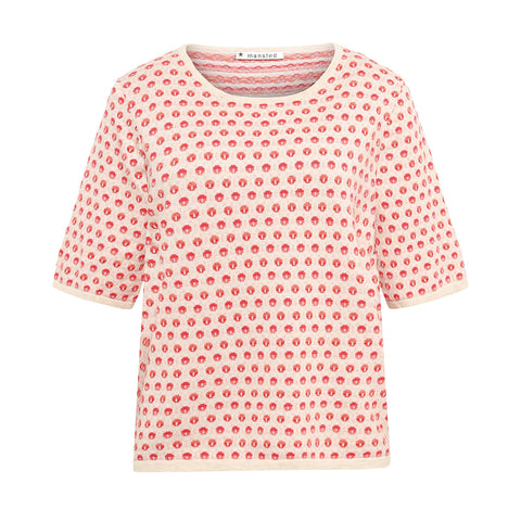 Mansted - Pomme Organic Cotton Blend T-Shirt – Soft Red