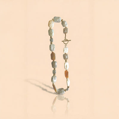 MCJewels - Genuine Freshwater Baroque Pearl Necklace