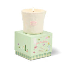Paddywax - Bistro Macron Embossed Ceramic Candle - Vanilla & Pistachio