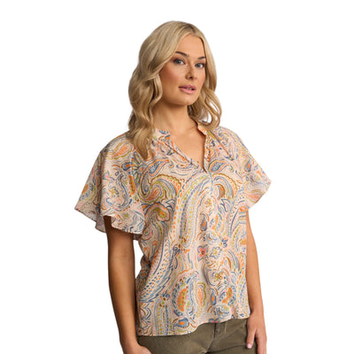 Vassalli - Nyla V Neck Top - Row
