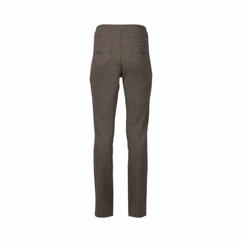 Vassalli - Slim Leg Full Length Printed Ponti Pull On - Harlow