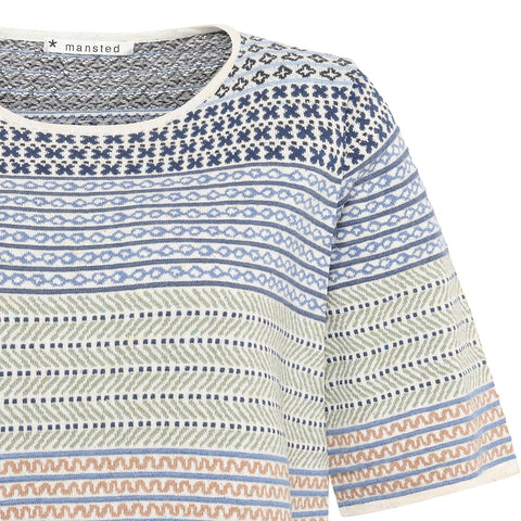 Mansted - Hilde Organic Cotton Blend T-Shirt – Dark Blue