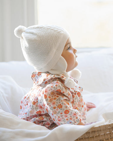 Toshi - Organic Earmuff Yummy Beanie - Cream