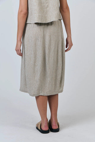 Naturals by O&J - Midi Linen Skirt - Blister